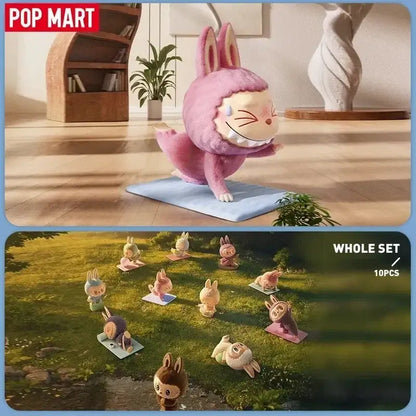 POP MART LABUBU THE MONSTERS Lazy Yoga Series Blind Box Mystery Box