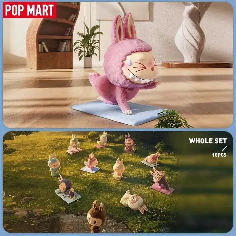 POP MART Labubu yoga monster blind box