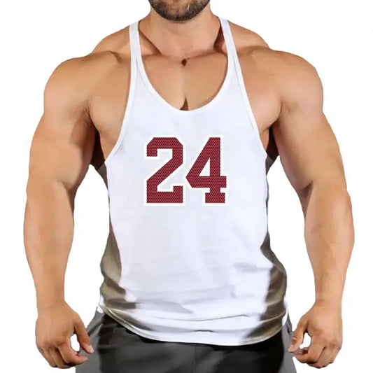 Sport Brand Vest Muscle Gym Mens Back Tank Top Sleeveless Stringer.