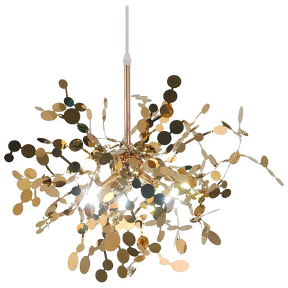 Modern Firework-Style Crystal LED Chandelier, Gold or Silver