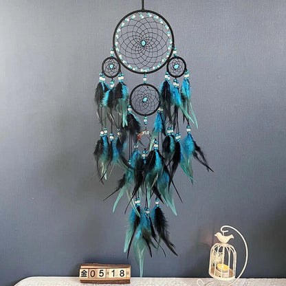 Dream catchers Tree of Life Dreamcatcher Home Decoration Indians Natural Stone Feathers Manual Dream Catcher Gift Wall Ornaments