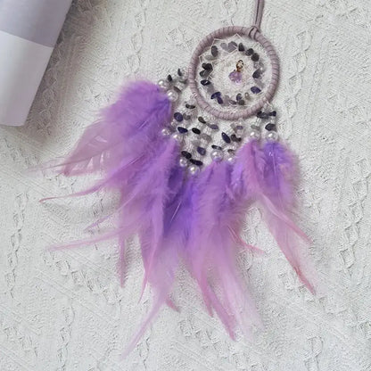 crystal dream catcher car pendant