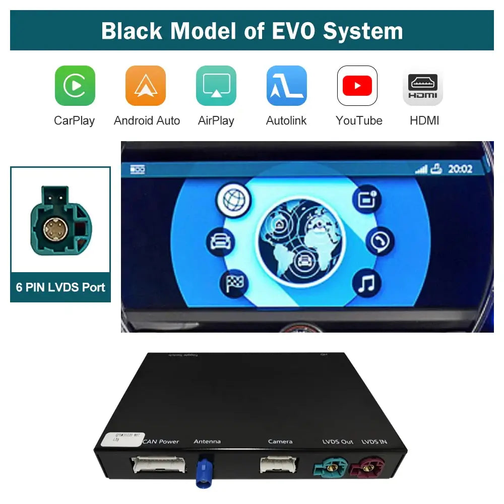 Wireless CarPlay Android Auto for Mini R55 R56 R57 R58 R60 R61 F54 F55 F56 Clubman Countryman Hardtop Cooper John Cooper Works