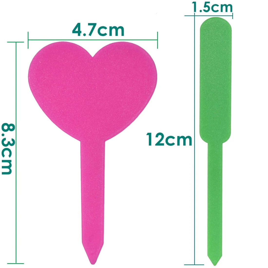 50PCS Waterproof Garden Plant Tags Plastic Label for Plant Gardening