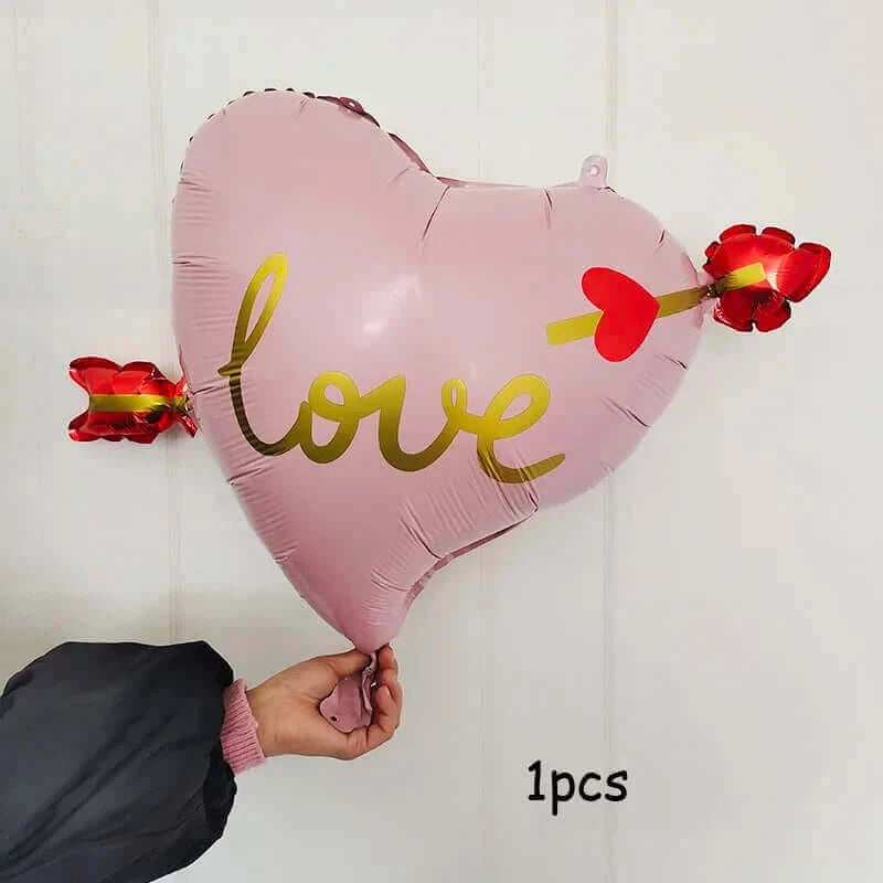 I Love You Kiss Me Lips Love Foil Balloon For Valentines Day Decoration Wedding Anniversary Inflatable Balloon Birthday Gifts