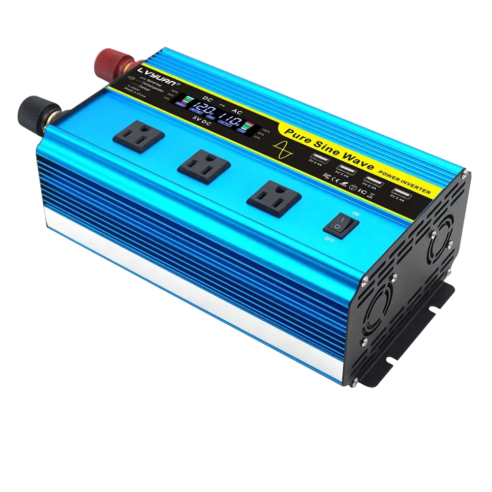 4000W Pure Sine Wave Inverter - Efficient Voltage Converter