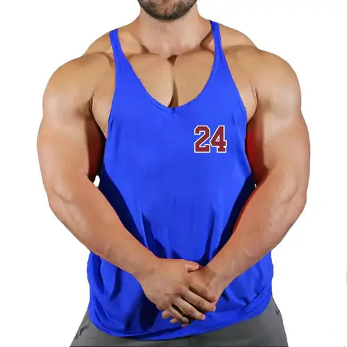 Sport Brand Vest Muscle Gym Mens Back Tank Top Sleeveless Stringer.