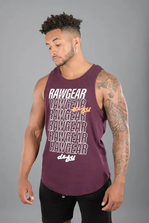 RAWGEAR TankTops Gym Workout Men's Clothing Bodybuilding Sport Fitness.