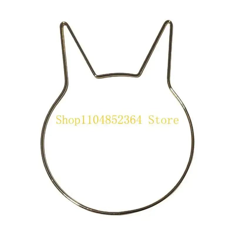 652F Dream Catcher Metal Hoops Irregular Cloud Animal DIY Macrame Iron Ring