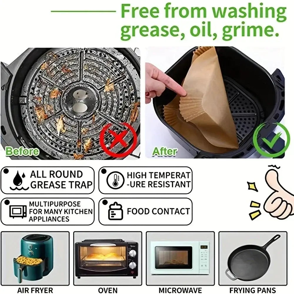 air fryer disposable paper parchment