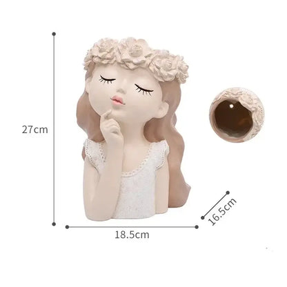 humanoid vase planter