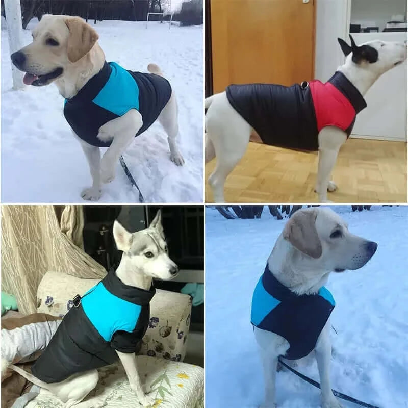Waterproof Winter Dog Clothes Warm Pet Cotton Jacket Vest For Small