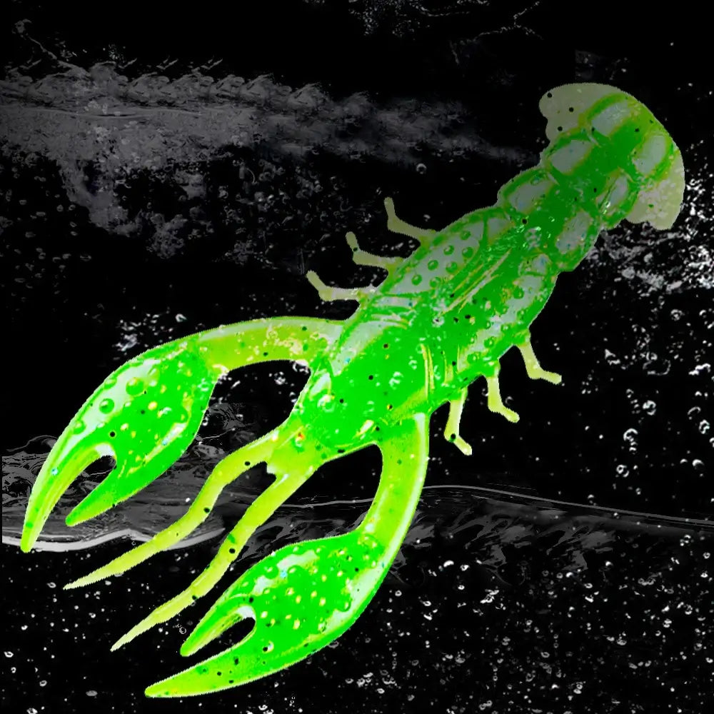 AYWFISH 6PCS Craw Shrimp Fishing Lures Lobster Silicone 6CM 3.5G Hot Sale Artificial Soft Plastic Fishing Bait