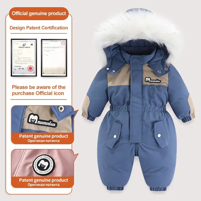 winter baby ski suit