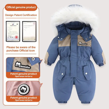 winter baby ski suit