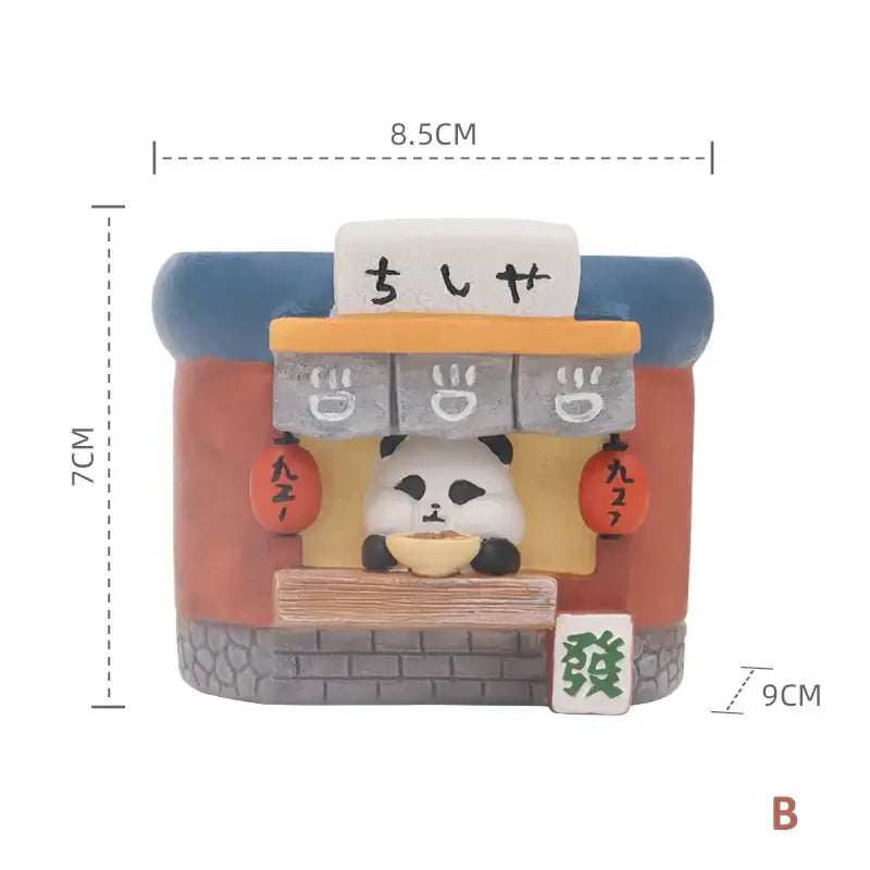 bakery themed flower pot for succulents