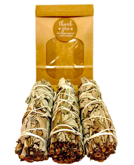 White Sage Smudge Pack of 3.