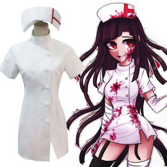 Mikan Tsumiki Cosplay Nurse Uniform Sexy Anime Dress Despair