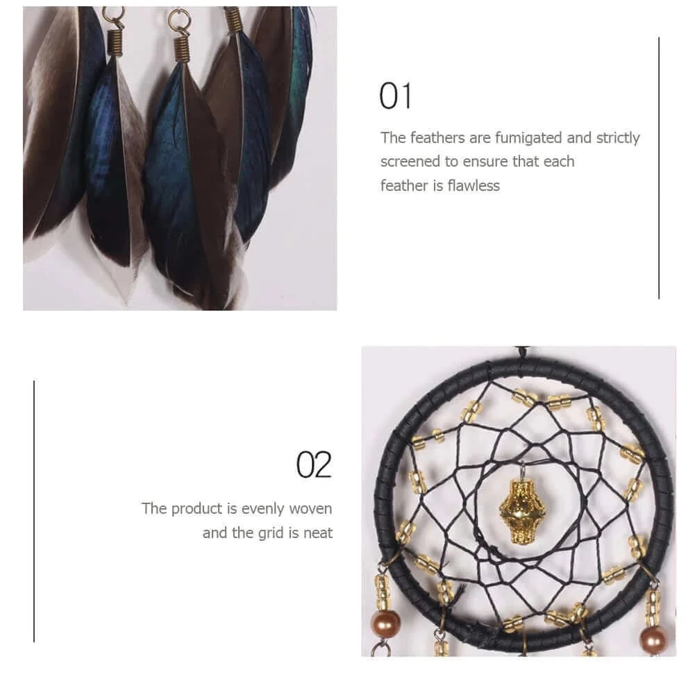 Dream Catcher Pendant Feather Dreamcatcher Wall Hanging Ornaments.