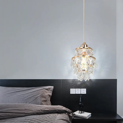 Vinilky Gold Crystal Pendant Light, SG03 or SG04