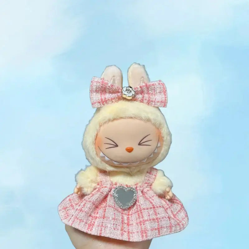 Labubu doll skirt suit