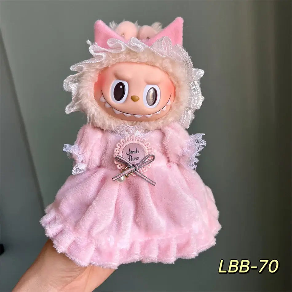 Labubu 17cm Doll Clothes Set - DIY Accessories &amp; Toys