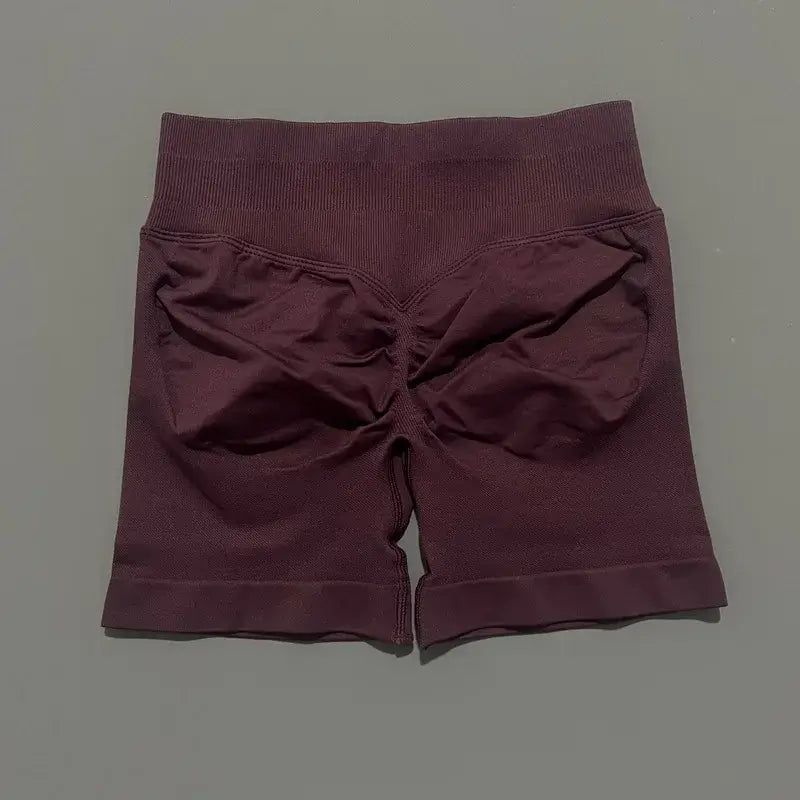HISTELLO Women’s Seamless Scrunch Workout Shorts