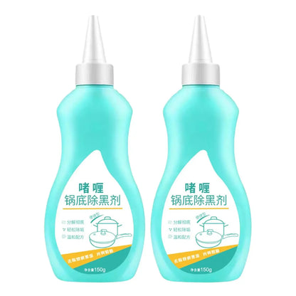 150ml Pots And Pan Cleaner Kitchen Cleaning Black Pot Bottom Gel Cleaner To Remove Black Scale From Stainless Steel Black Pot