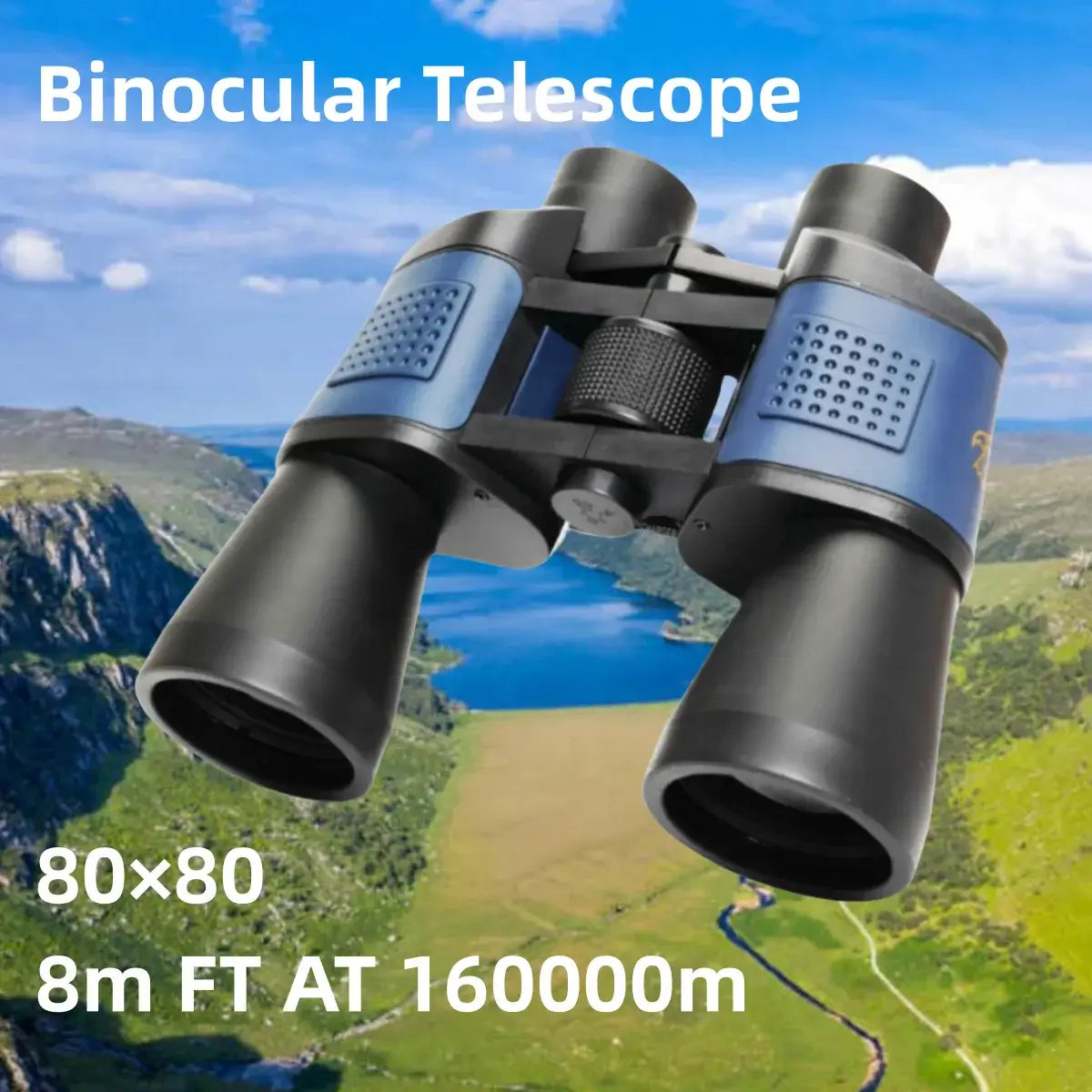 Powerful Camping Binoculars 16000m Long Range 80x80 HD High Power Telescope Tourism Binoculars Powerful Hunting Binoculars