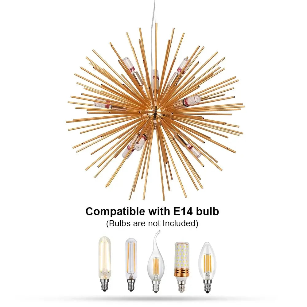 VETRULUS Dandelion-Style Chandelier, Selectable Designs