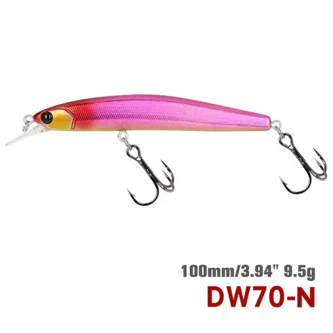 TSURINOYA 100SP Suspending Minnow Fishing Lure DW70 100mm 9.5g.