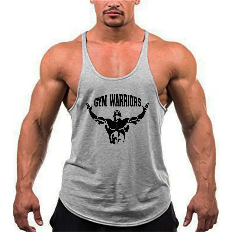 Muscleguys Brand Gym Clothing Fitness Stringer Tank Top Men Y Back Bodybuilding Shirt Summer Cotton Loose Vests Muscle Singlets