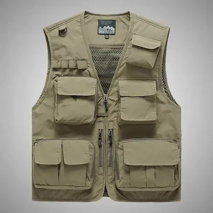 7XL 14 Pockets Summer New Men US Tactical Hiking Fishing Vest Man