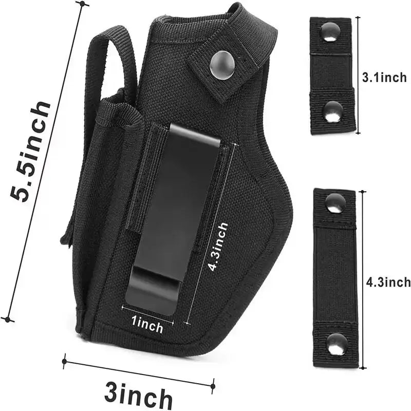 Tactical Gun Holster Concealed Pistol Holster for Glock 17 19 M9 Left Right Hand Universal Belt Holster Hunting Pouch