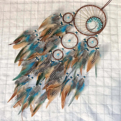 Dream catchers Tree of Life Dreamcatcher Home Decoration Indians Natural Stone Feathers Manual Dream Catcher Gift Wall Ornaments