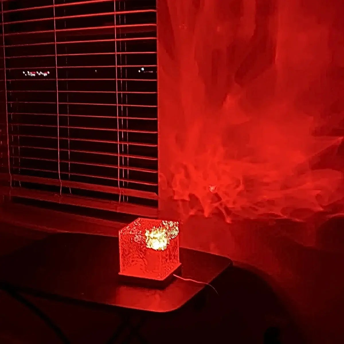 Rotating Water Ripple Projector Night Light – 16 Colors
