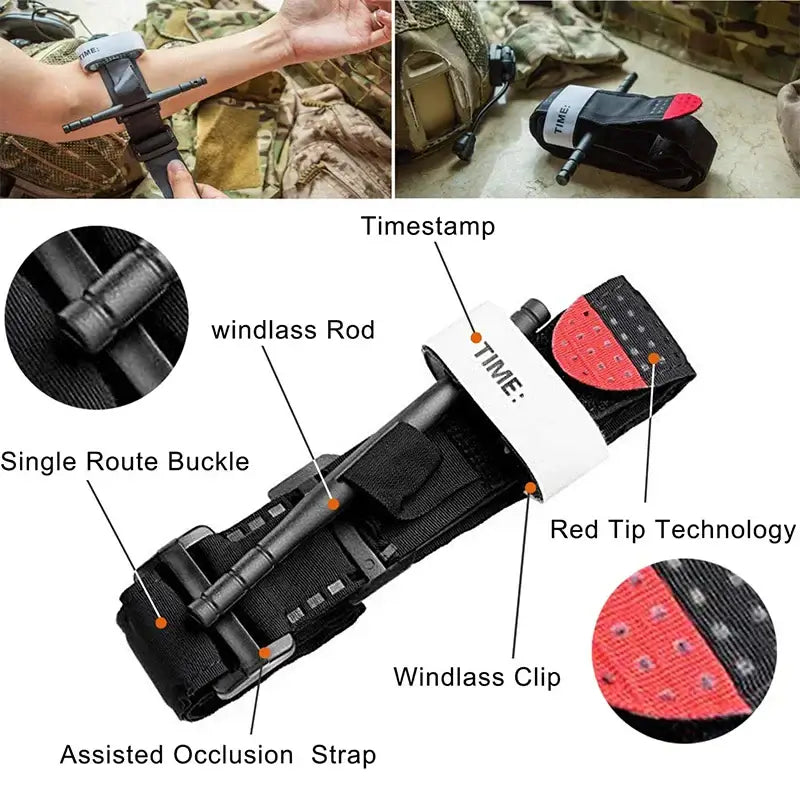 131pcs First Aid Kit - Military Trauma Medical Supplies