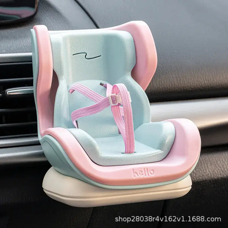 Labubu 15-17cm Doll Safety Seat - Cute Car Decor