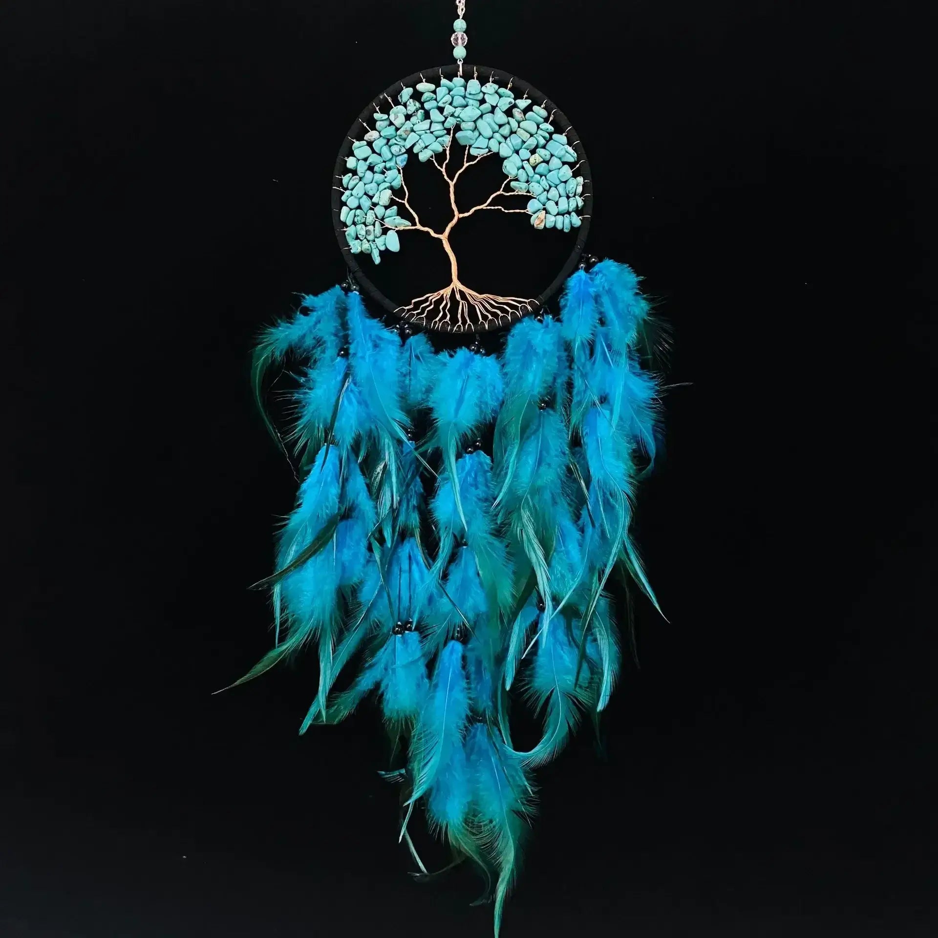 colorful crystal dream catchers