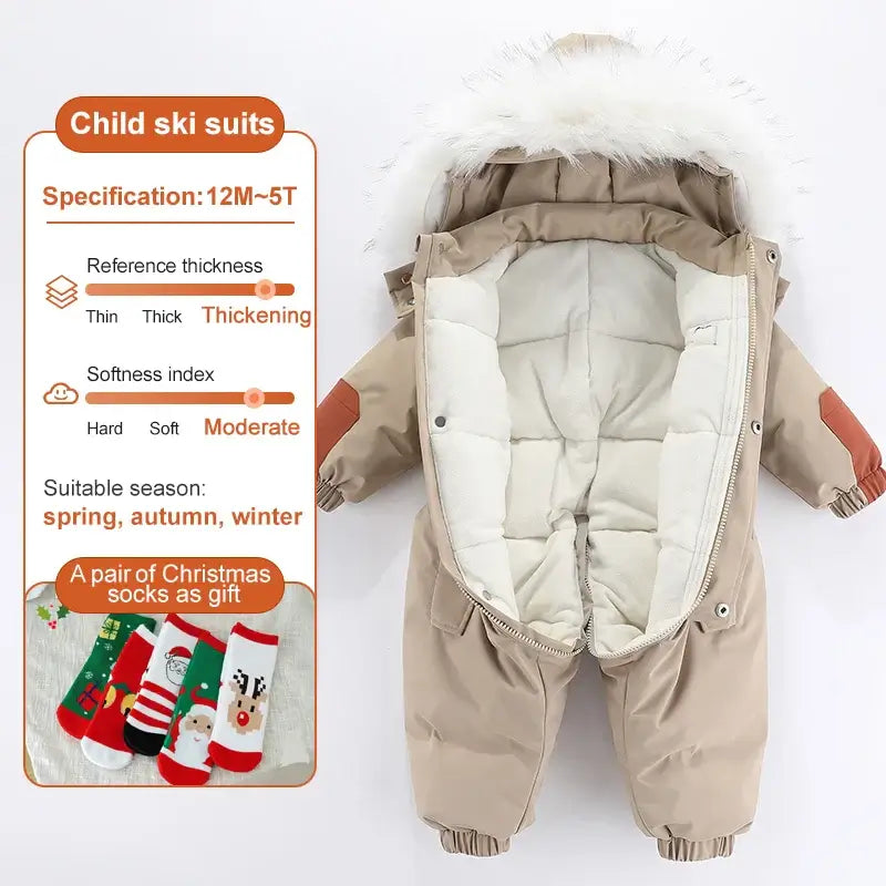 winter baby ski suit