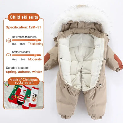 winter baby ski suit