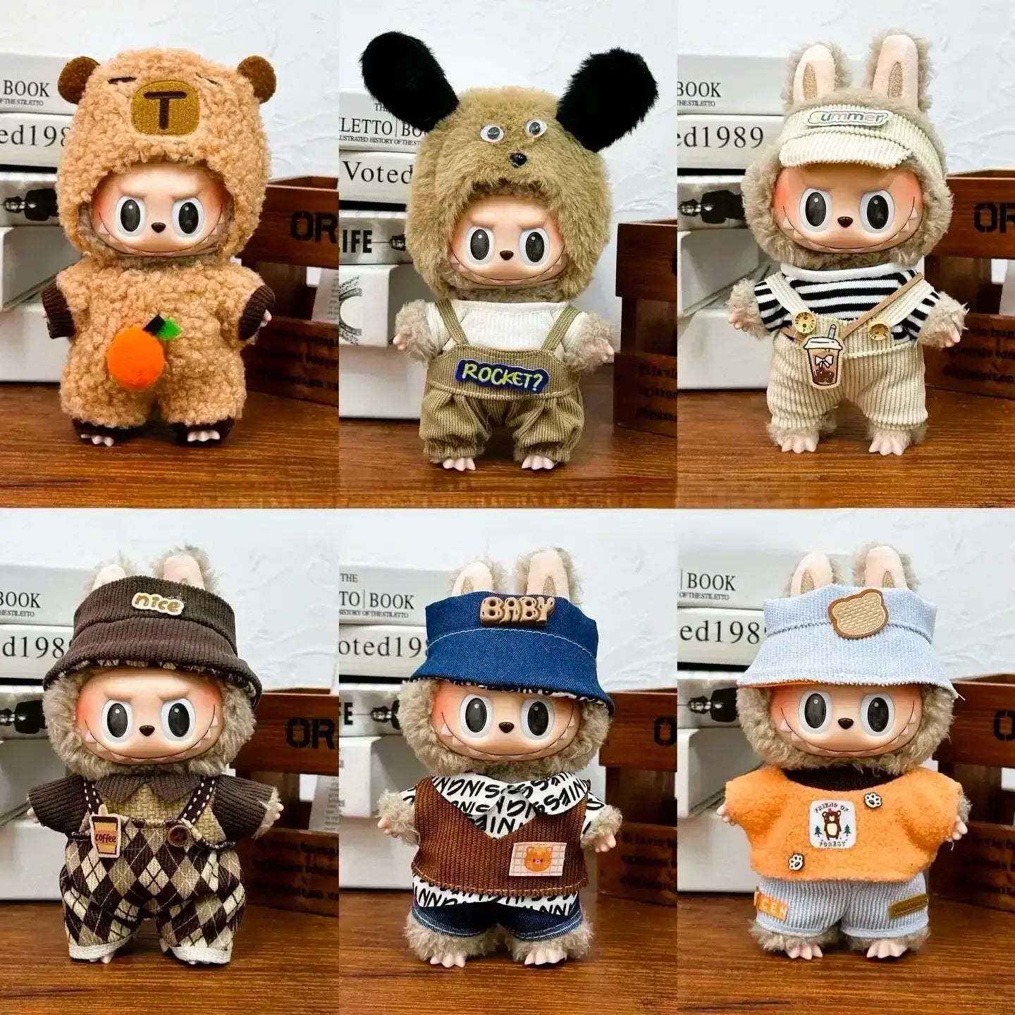 Labubu clothes plush toy outfits