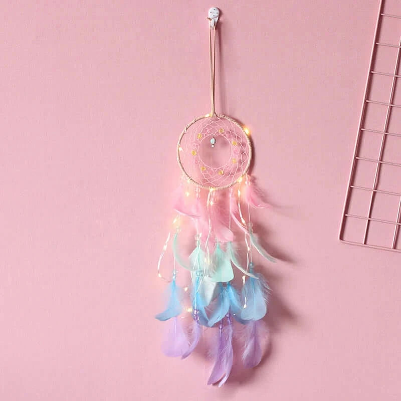 colorful handmade dream catcher