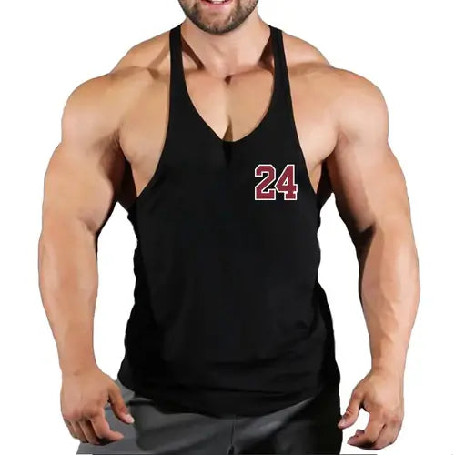 Sport Brand Vest Muscle Gym Mens Back Tank Top Sleeveless Stringer.