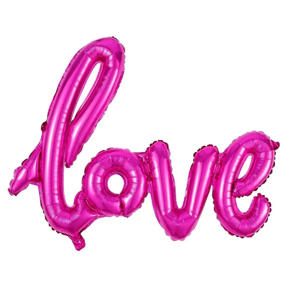 Happy Valentine’s Day Love Red Heart Bear Foil Balloons Wedding Anniversary Party Supplies Birthday Gift Home Outdoor Decoration