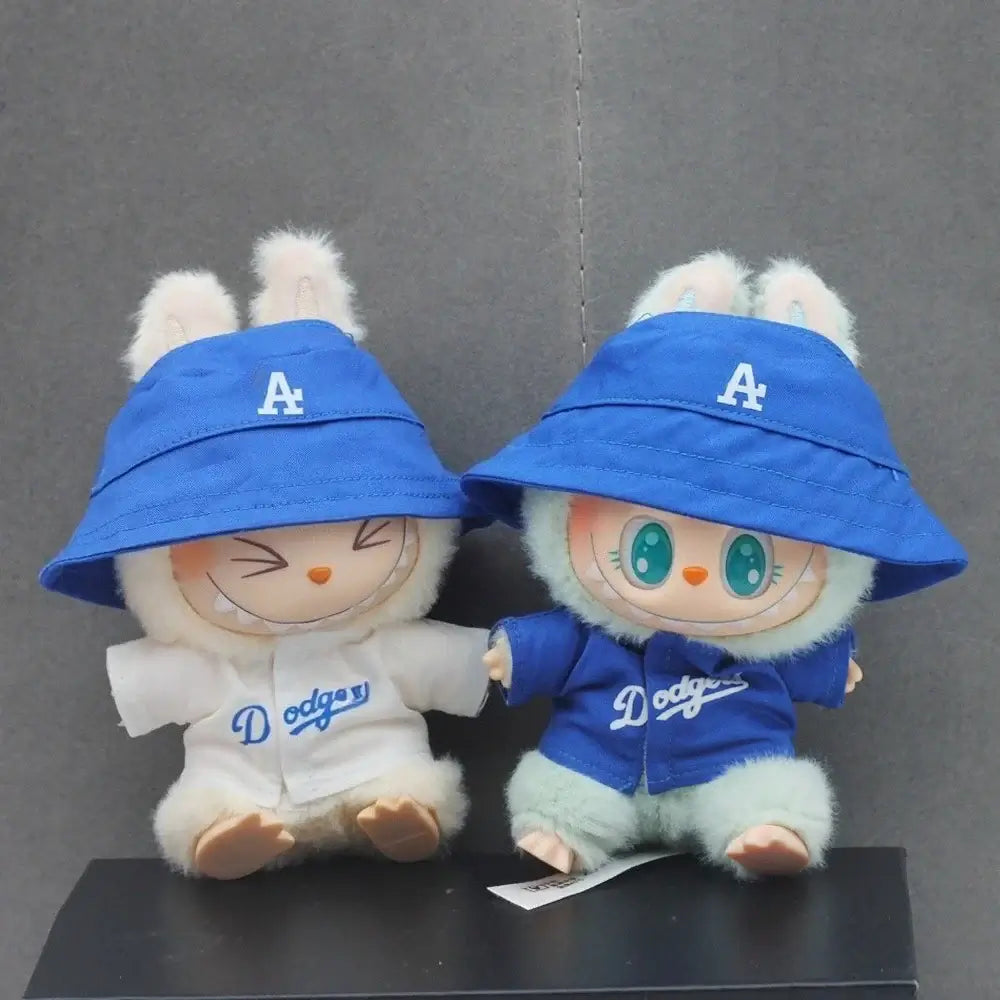 Labubu Doll Clothes 15/17cm Labubu Clothes Sitting Party Number 17 Baseball Clothes Children&