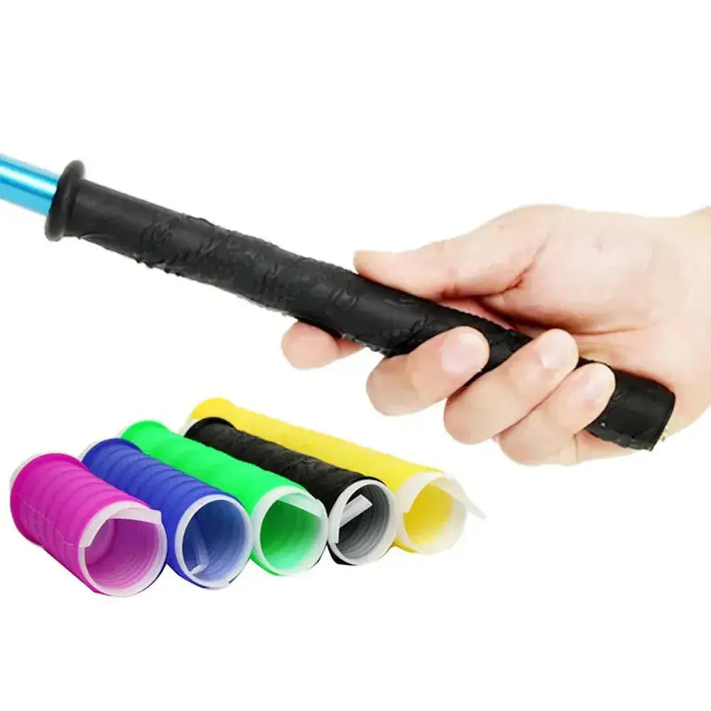 Fishing Rod Grip Wrap Strap Various Colors 17CM Non-Slip Silicone.