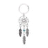 Mini Metal Feather Dreamcatcher Keyring Keychain Decor Car Bag Home