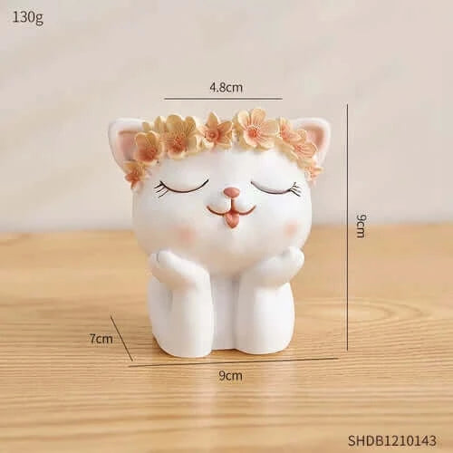 Nordic Flower Pots Cute Girl Decorative Planters Succulents Cactus