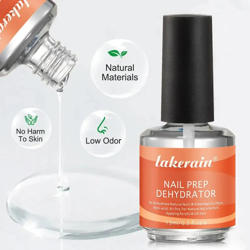 Nail Prep Dehydrator &amp; Primer Set, 2 × 15 ml